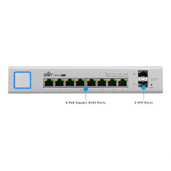 Ubiquiti 8 Port UniFi Network POE Switch